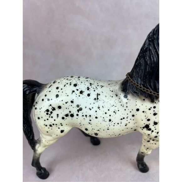 Vintage Breyer Glossy Western Prancing Horse #115 Cheyenne Leopard Appaloosa ‘63 - Picture 5 of 13